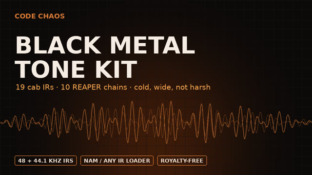 Cover: Black Metal Tone Kit
