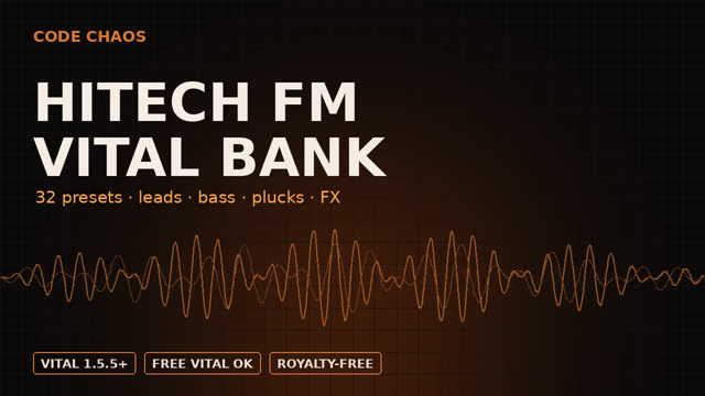 Cover: Hitech FM für Vital